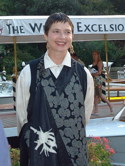 Una sorridente Isabella Rossellini