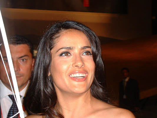 Una raggiante Salma Hayek