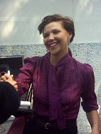 Maggie Gyllenhaal, protagonista di 'Criminal', al Casino'