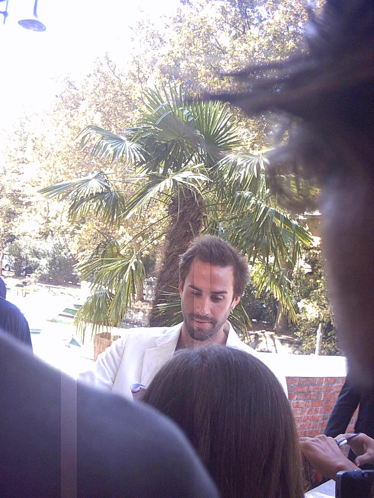 Joseph Fiennes al Casino' per la conf.stampa de 'Il mercante di Venezia'