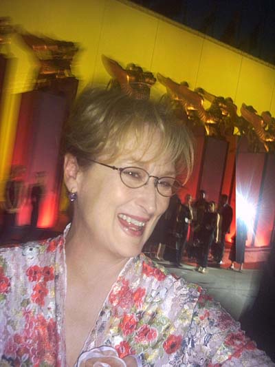 Una solare Meryl Streep illumina la passerella della 61. Mostra