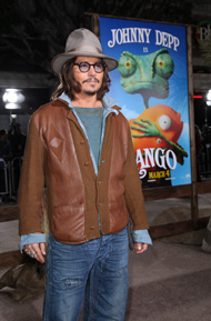 Johnny Depp a Los Angeles per la prima di 